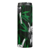 Bouteilles Isothermes Petits panda sur vert foncé (Dos)