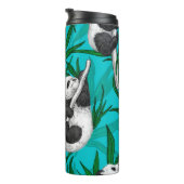 Bouteilles Isothermes Petits panda turquoise (Tourné sur la droite)