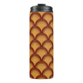 Bouteilles Isothermes Pétoncles avec points, Bourgogne, Rouille, Apricot (Devant)