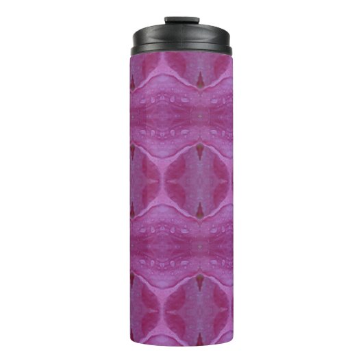 Bouteilles Isothermes Pétunia rose Ikat 4 (Devant)