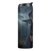 Bouteilles Isothermes Peur d'Halloween Rottweiler (Tourné sur la gauche)