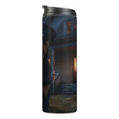 Bouteilles Isothermes Peur d'Halloween Rottweiler (Tourné sur la droite)