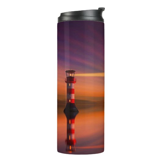 Bouteilles Isothermes Phare au coucher du soleil (Tourné sur la gauche)