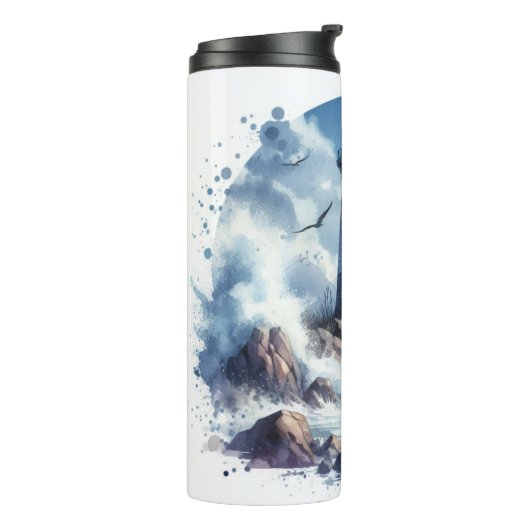 Bouteilles Isothermes Phare de la plage côtière (Tourné sur la gauche)