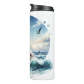 Bouteilles Isothermes Phare de la plage côtière (Tourné sur la droite)