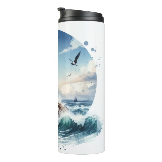 Bouteilles Isothermes Phare de la plage côtière (Tourné sur la droite)