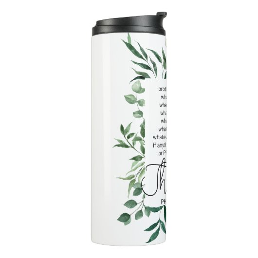 Bouteilles Isothermes Philippiens 4:8 Quoi qu'il en soit Noble Eucalyptu (Tourné sur la gauche)