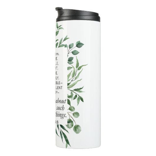 Bouteilles Isothermes Philippiens 4:8 Quoi qu'il en soit Noble Eucalyptu (Tourné sur la droite)