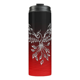 Bouteilles Isothermes Phoenix Blanche se lève Rouge n Cendres Noires