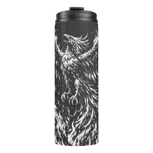 Bouteilles Isothermes Phoenix renaissant des flammes par BurnsInHell (Devant)