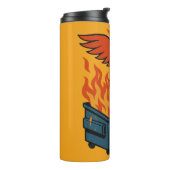 Bouteilles Isothermes Phoenix se levant du feu de la benne (Tourné sur la gauche)
