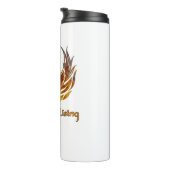 Bouteilles Isothermes Phoenix se lève au-dessus des cendres (Tourné sur la droite)