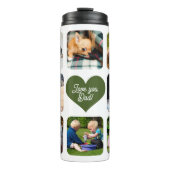 Bouteilles Isothermes Photo collage amour vous papa texte personnalisé (Devant)