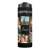 Bouteilles Isothermes Photo Collage Love Script (Devant)