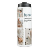 Bouteilles Isothermes Photo Collage moderne Happy Fête des pères Cadeau (Devant)