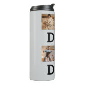 Bouteilles Isothermes Photo Collage - Papa avec coeur | Fête des pères- (Tourné sur la gauche)