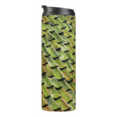 Bouteilles Isothermes Photo de fond du toit de bardeaux vert (Tourné sur la droite)