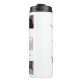 Bouteilles Isothermes Photo en terre cuite script de graduation moderne (Devant)