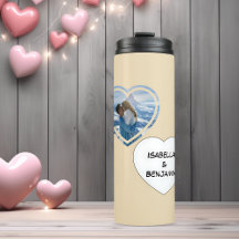 Photo et noms personnalisés de la Saint-Valentin