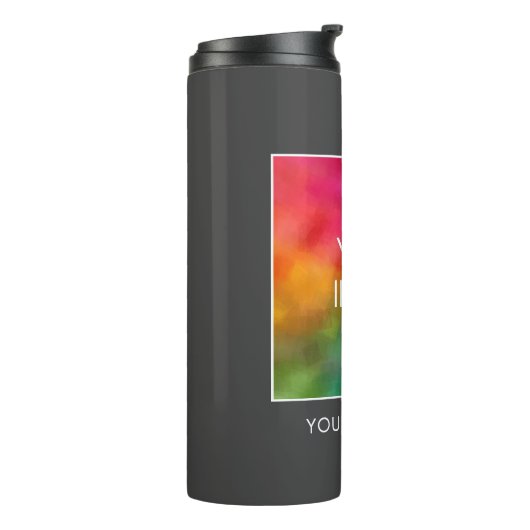 Bouteilles Isothermes Photo Ou Logo Design Moderne Simple Modèle Meilleu (Tourné sur la gauche)