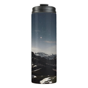 BOUTEILLES ISOTHERMES PHOTOGRAPHIE DU PAYSAGE DE MONTAGNE NOIRE ET BLANC