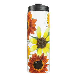 Bouteilles Isothermes Photos de Tumblers de Sunflower Array