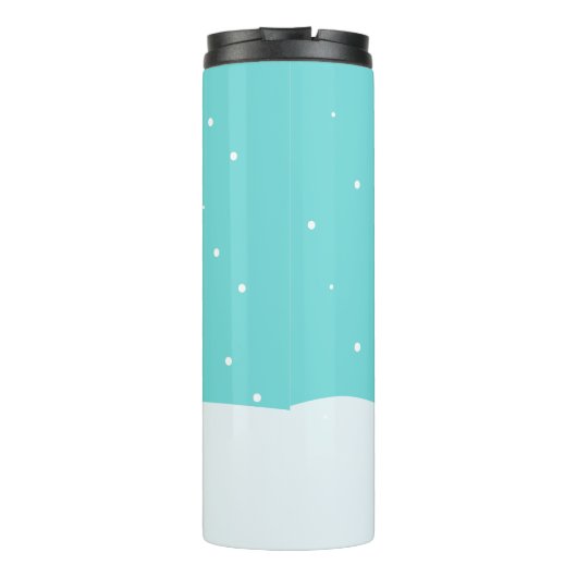 Bouteilles Isothermes Pickleball Noël Humoriste Snowman (Dos)