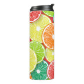 Bouteilles Isothermes Pièces de fruits d'agrumes pop art 2 (Tourné sur la gauche)