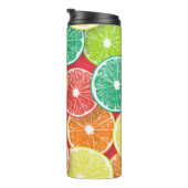Bouteilles Isothermes Pièces de fruits d'agrumes pop art 2 (Tourné sur la droite)