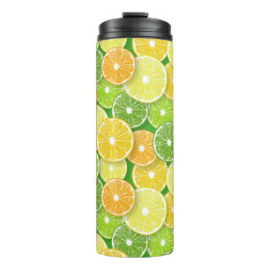 Bouteilles Isothermes Pièces de fruits d'agrumes pop art 3