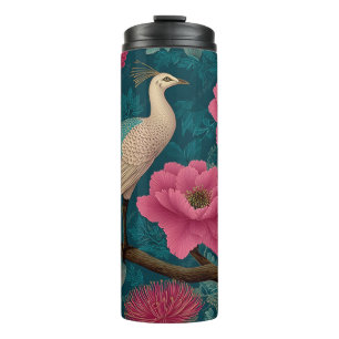 Bouteilles Isothermes Pierrot vibrant et motif floral rose