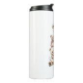 Bouteilles Isothermes Pile d'ours en tourbe adorable (Tourné sur la gauche)