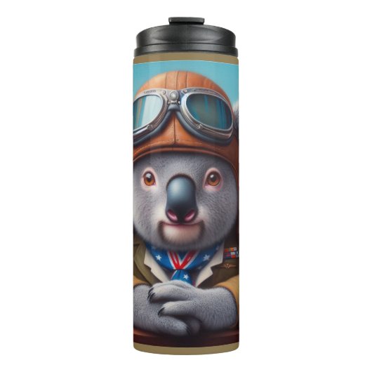 Bouteilles Isothermes Pilote d'avion Koala (Devant)