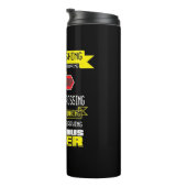 Bouteilles Isothermes Pilote de bus fier (Tourné sur la droite)