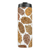Bouteilles Isothermes Pine cones seamless pattern (Devant)