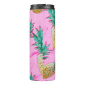 Bouteilles Isothermes Pineapples tropicales et Pink Marble Colorful (Dos)