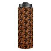 Bouteilles Isothermes Pinecone motif chute rustique nature brun (Devant)