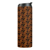 Bouteilles Isothermes Pinecone motif chute rustique nature brun (Tourné sur la gauche)