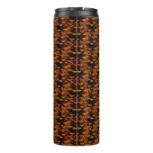 Bouteilles Isothermes Pinecone motif chute rustique nature brun (Dos)