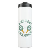 Bouteilles Isothermes Ping Pong Champion Table Tennis Paddle Monogrammed (Devant)