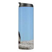 Bouteilles Isothermes Pingouin mignonne unique et ciel bleu (Tourné sur la droite)