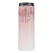 Bouteilles Isothermes Pink Faux Parties scintillant Sparkle Ombre Monogr (Dos)