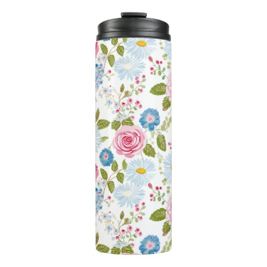 Bouteilles Isothermes Pink Peonies Pattern  (Devant)