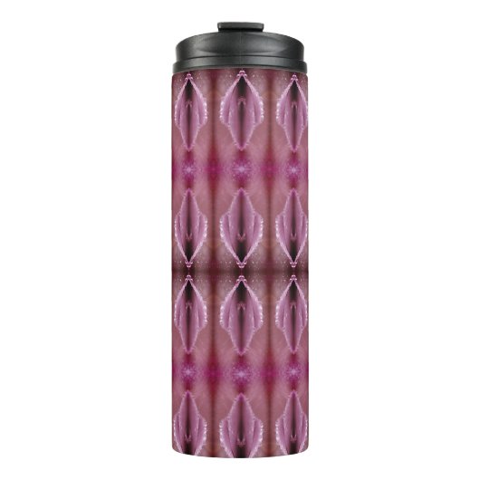 Bouteilles Isothermes Pinkey Rose Ikat 9 Fog (Devant)