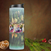 Bouteilles Isothermes Pins 5 Modèle photo Noël Température Tumbler