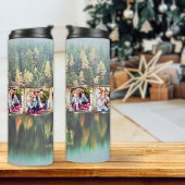 Bouteilles Isothermes Pins 5 Modèle photo Noël Température Tumbler