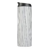 Bouteilles Isothermes Pinstripes Lines motif fait main minimaliste (Tourné sur la droite)