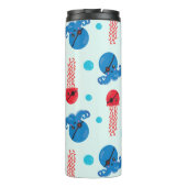 Bouteilles Isothermes Pirate Octopus, Pirate Jellyfish, Sea Animaux (Dos)