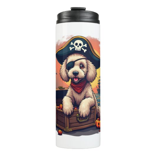 Bouteilles Isothermes Pirate Poodle Plunder (Devant)