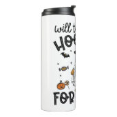 Bouteilles Isothermes Pitpull Chien Halloween Ghost Éffrayant (Tourné sur la gauche)